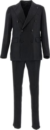 Tagliatore Vesuvio Linen Double-Breasted Suit