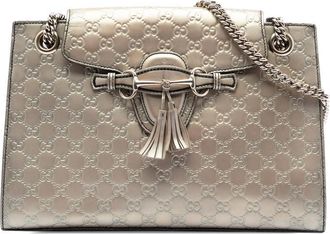 Gucci Pre-owned Gucci Large ssima Emily Shoulder Bag Ladies JQ3Y1LL8SEXH5GK1