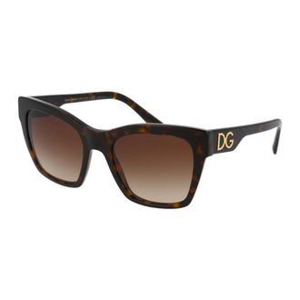 Dolce & Gabbana Sunglasses, female, Brown, 53 MM, Stylish Sunglasses with Model 0Dg4384