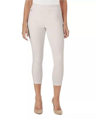 Nine West Heidi Pull On Crop Pant In Stone