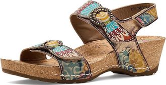L'Artiste by Spring Step Colomecool Womens Wedge Shoes Tan : EU 42 (US Womens 10.5-11) M, Leather