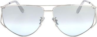 Retro Superfuture 54mm Aviator Sunglasses in Silver at Nordstrom Rack