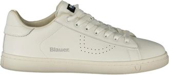 Blauer Lowell01 - Heren - Schoenen - Wit - Maat: 40 EU Leer