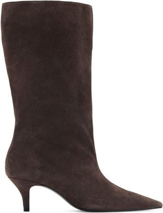 Mango Pointed Toe Boot in Chocolate at Nordstrom, Size 6.5Us