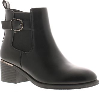 Platino Strand Womens Ankle Boots Black 8 UK