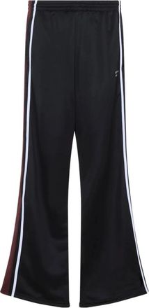 Martine Rose Zijstreep Broek - Heren - Wijde Broeken - Zwart - L - Polyester - Broeken