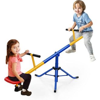 Costway Costway Balanc&iacute;n Para Ni&ntilde;os, Subibaja A 360&deg; Con Cerrojo Para Las Piernas 182 X 29 X 86 Cm (2 Asientos)