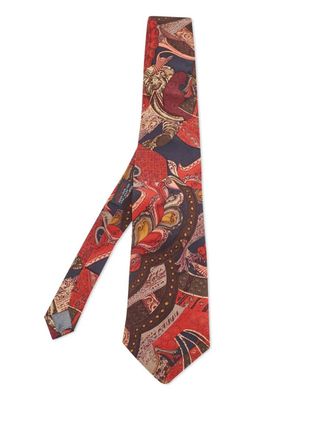 Gianfranco Ferre 2023 silk patterned tie - men - Silk - One Size - Red
