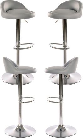 Regalos Miguel Packs Taburetes Cocina - Pack 4 Taburetes Cirkus - Gris Claro