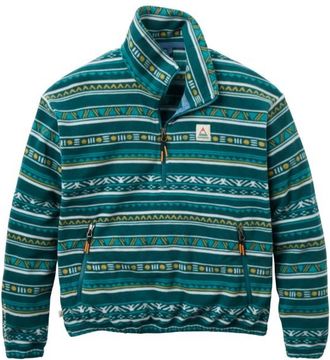 Passenger Ayla Recycled Fleece Fleecepullover f&uuml;r Damen | blau/t&uuml;rkis