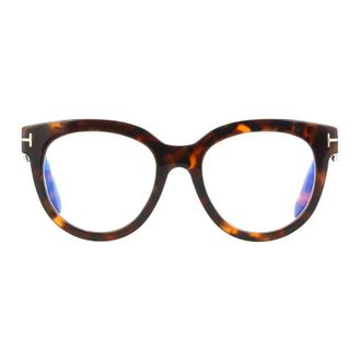 Tom Ford FT5987-B052 Tortoiseshell Acetate Eyeglasses - Brown