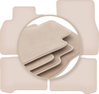 OEM Tappetini Beige Di Alta Qualit&agrave; Per: Minivan Mitsubishi Grandis 2004-2010