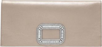 Roger Vivier Tassen, Dames, Beige, ONE Size, Pilgrim Small Clutch