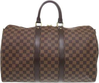 Louis Vuitton Pre-owned Weekend Bags, female, Brown, Size: ONE SIZE Pre-owned Keepall Bandouliere 45