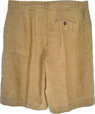 Ralph Lauren Chino Shorts in Tan Linen