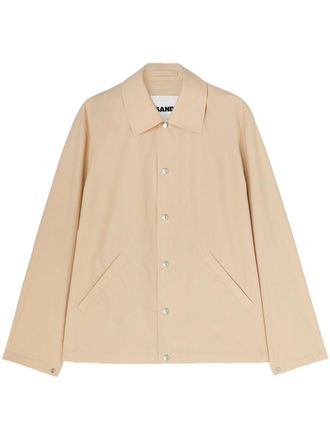 Jil Sander Jack met logoprint - Beige