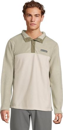 Columbia Steens Mountain Half Snap II Mens Jacket Dark Stone/Safari : 2XL, Fleece/Nylon/Polyester