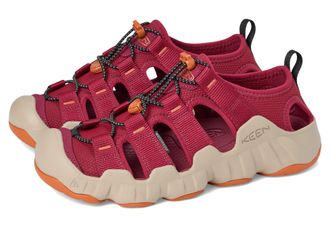 Keen Mens Hyperport H2 Closed Toe Breathable Easy On Comfortable Hiking and Water Sandals, Tibetan Red/Gold Flame, 7.5 UK