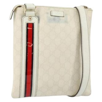 Gucci Pre-owned Plastic Cross Body Bag - Dames - Pre-owned - Wit - Maat: ONE Size