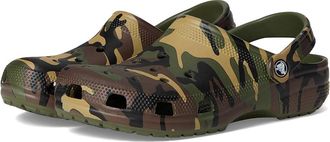 Crocs Classic Clog - Seasonal Graphic Clog Shoes Army Green Camo : Mens 11 - Womens 13 Medium, EVA