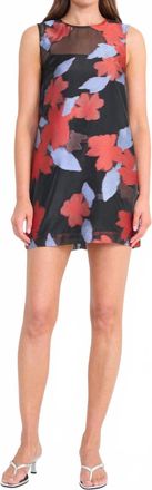 Staud Brea Dress In Night Garden