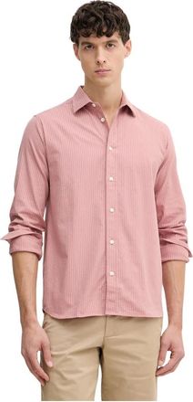 Mos Mosh Marco Shirt - Heren - Casual Overhemden - Roze - M - Katoen - Overhemden