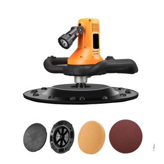 OEM Llana El&eacute;ctrica Para Hormig&oacute;n, Velocidad Regulable, Dise&ntilde;o Ergon&oacute;mico, Color Amarillo