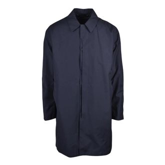 Liu Jo Trench Tecnico - Heren - Trenchcoats - Blauw - L - Polyester - Jassen