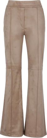 D.exterior Pantaloni Palazzo in Velluto - - Trousers - Donna - Beige - XS