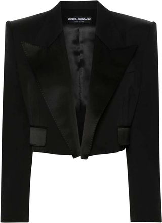 Dolce & Gabbana Blazer Crop Sartoriale-Donna