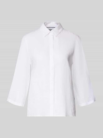 Brax Brax Regular Fit Hemdbluse aus reinem Leinen Modell VICKY in Weiss, Gr&ouml;&szlig;e 36