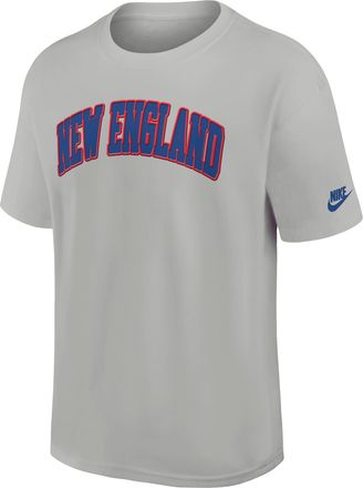 Nike New England Patriots Rewind Statement Max90 Nike Mens NFL T-Shirt in Grey | 01AY09D8KV-NP1