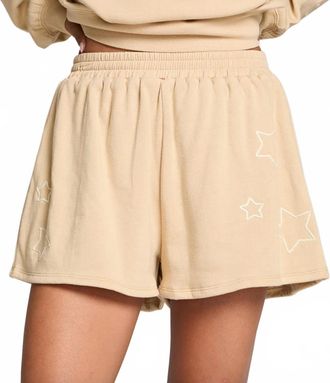 Chaser Dessert Stars Shorts In Cappuccino