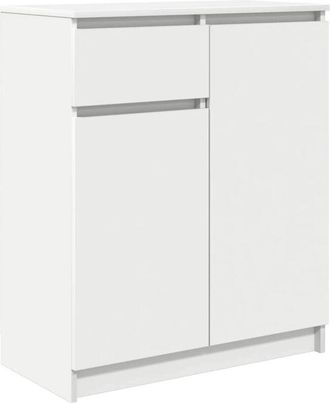 vidaXL Sideboard with Drawer White 71x35x84 cm Engineered Wood Vidaxl