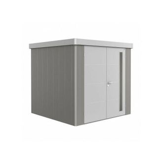 BIOHORT Caseta Metalica Biohort Neo 2a Jardin Color Gris Cuarzo Metalizado