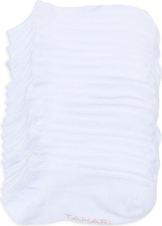 Elie Tahari 10-Pack Low Cut Socks in White at Nordstrom Rack, Size 9/11