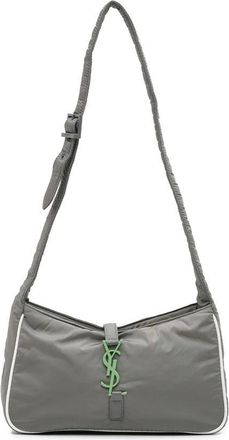 Saint Laurent Pre-owned Shoulder Bags, female, Gray, Size: ONE SIZE Pre-owned Niki Shoulder Bag Quilted Nylon