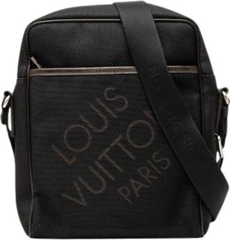 Louis Vuitton Vintage, unisex, Zwart, ONE Size, Leer, Pre-owned Citadin Cross Body Bag