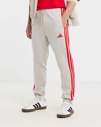 adidas 3 Stripes Fleece Jog Pants