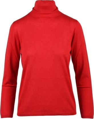 KANGRA Truien & Vesten, Dames, Rood, XS, Kasjmier, Sottogiacca Turtleneck