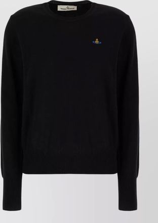 Vivienne Westwood cotton sweatshirt cuffs ribbed hem detail