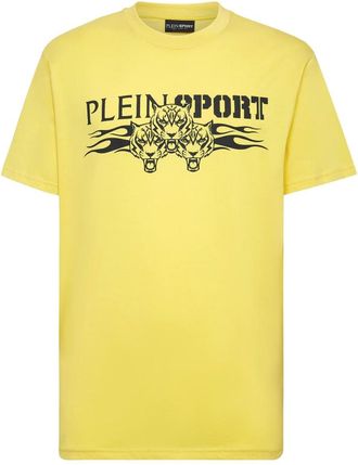 Plein Sport Heren, Tops, Geel, Maat: XL Katoen