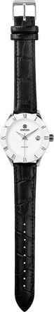 Jowissa Romo Horloge - Heren - Accessoires - Zwart - Maat: ONE Size Leer