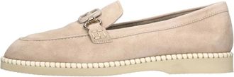 Hogan Schoenen, Dames, Beige, 39 EU, Leer, Platte schoenen Beige