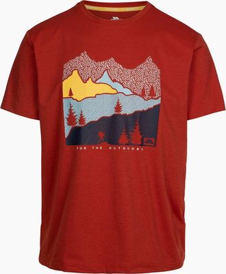 Trespass Mens Trespass Mens Danub TP75 Round Neck T-Shirt - Orange - Size: 40