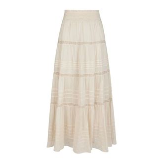 Neo Noir Ivory Voile Maxi Skirt - female - Neo Noir - Maxi Skirts - Beige - XS - Skirts