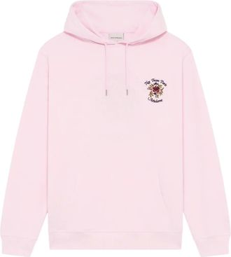 Dr&ocirc;le de Monsieur floral-print hoodie - men - Cotton - S - Pink