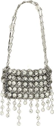 Paco Rabanne 1969 Strass Nano Borse A Spalla E Tracolla Silver-Donna