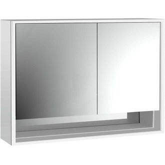 Emco Emco - Loft Armario Con Espejo Iluminado Con Estante Inferior, 1000mm, 2