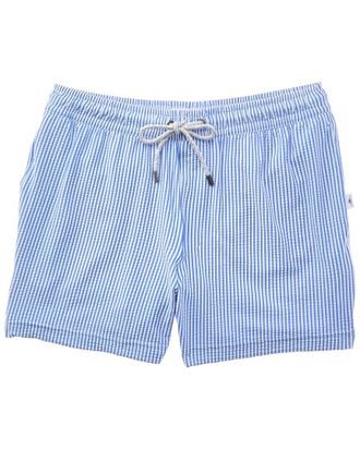 Vintage Summer Swimwear Vintage Summer Knit Seersucker Swimshort